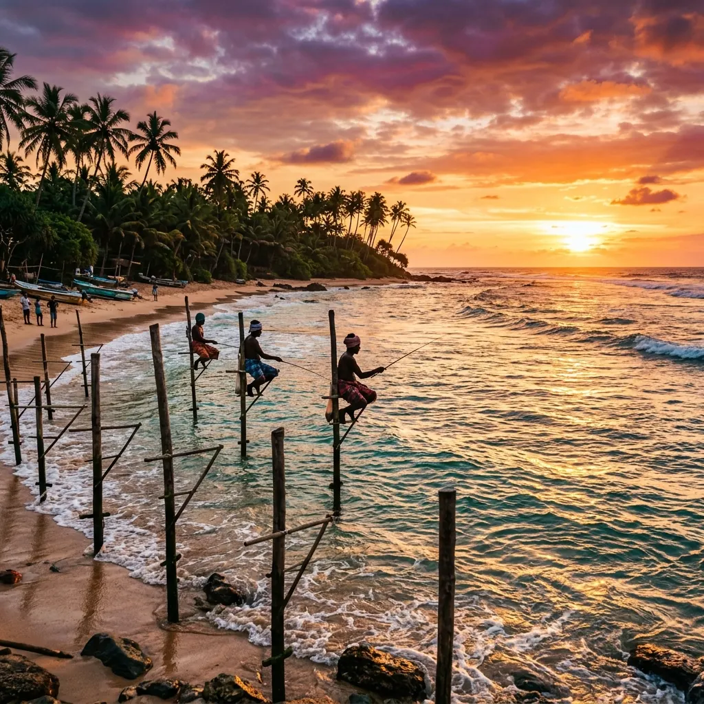 Coastal beaches Sri Lanka